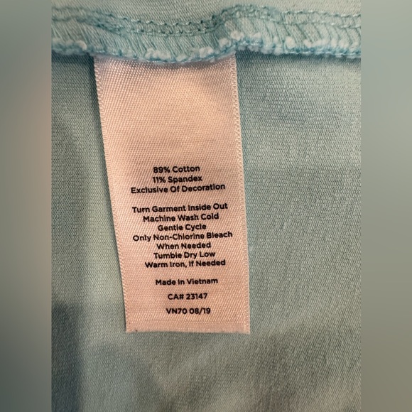 T by Talbots Everyday Stretch Jacket Size L Powder Bue - Picture 4 of 6